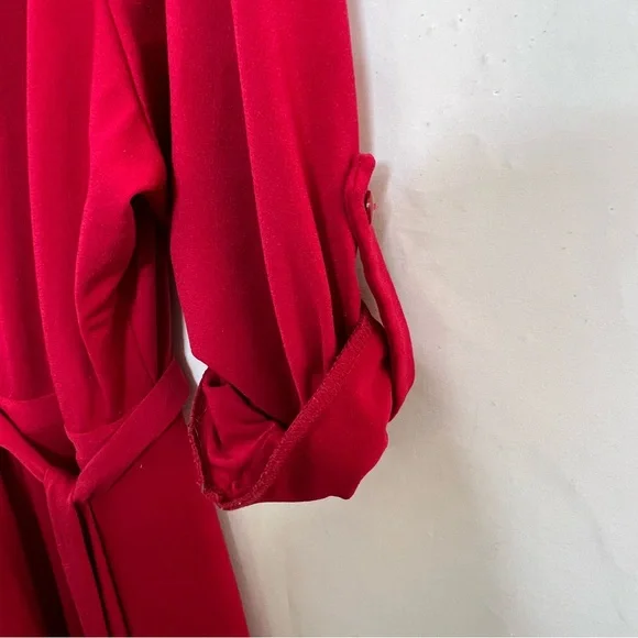 Modcloth Red Midi Dress - Picture 6 of 9